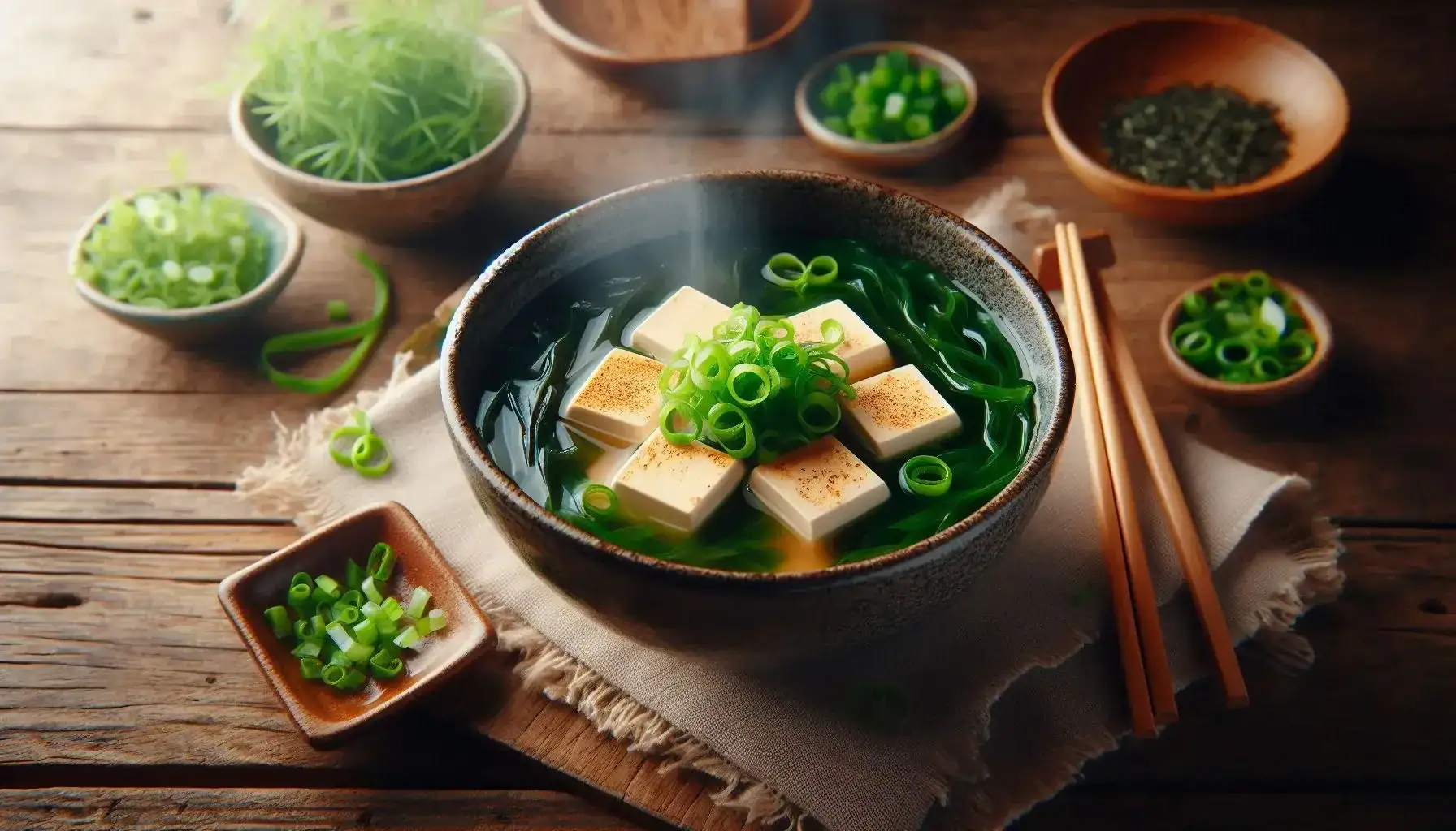 Lekka zupa z tofu z warzywami, idealna na sezonowe dni.