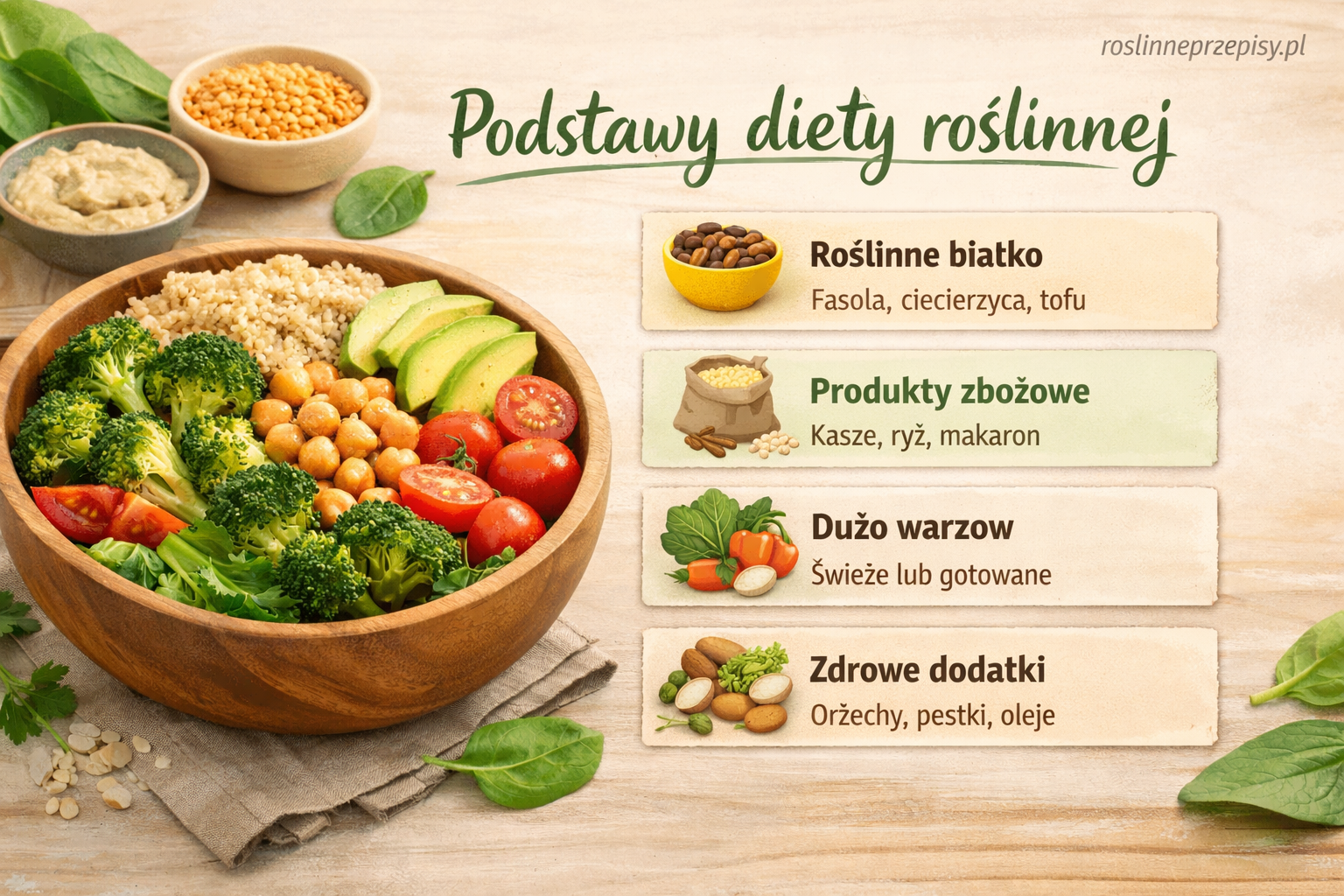 Dieta roślinna od podstaw – co jeść, jakie produkty wybierać i gdzie szukać białka roślinnego? — FAU_IMAGE1