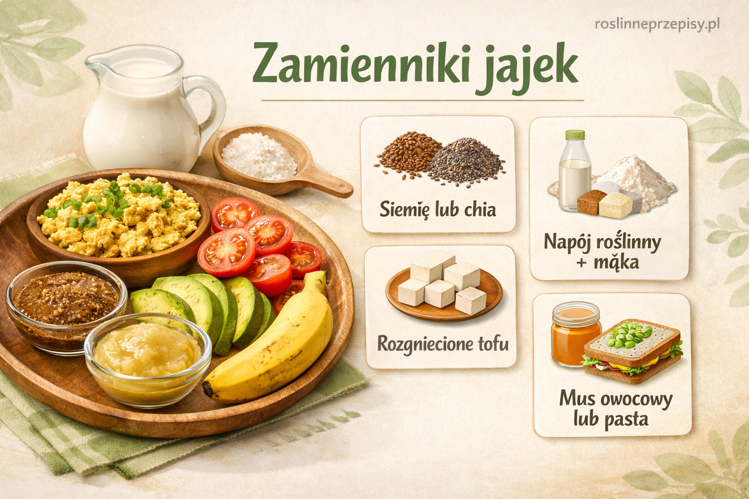Jak ogarnąć zamienniki jajek w codziennym gotowaniu bez komplikowania diety? — FAU_IMAGE1