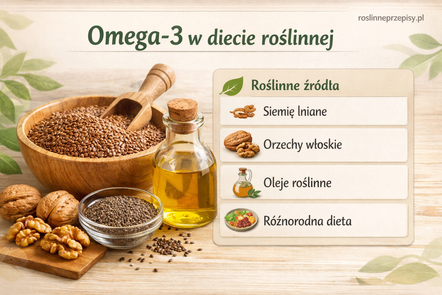 Omega 3 w diecie roślinnej – gdzie ich szukać i jak podejść do tematu bez skrajności — FAU_IMAGE1