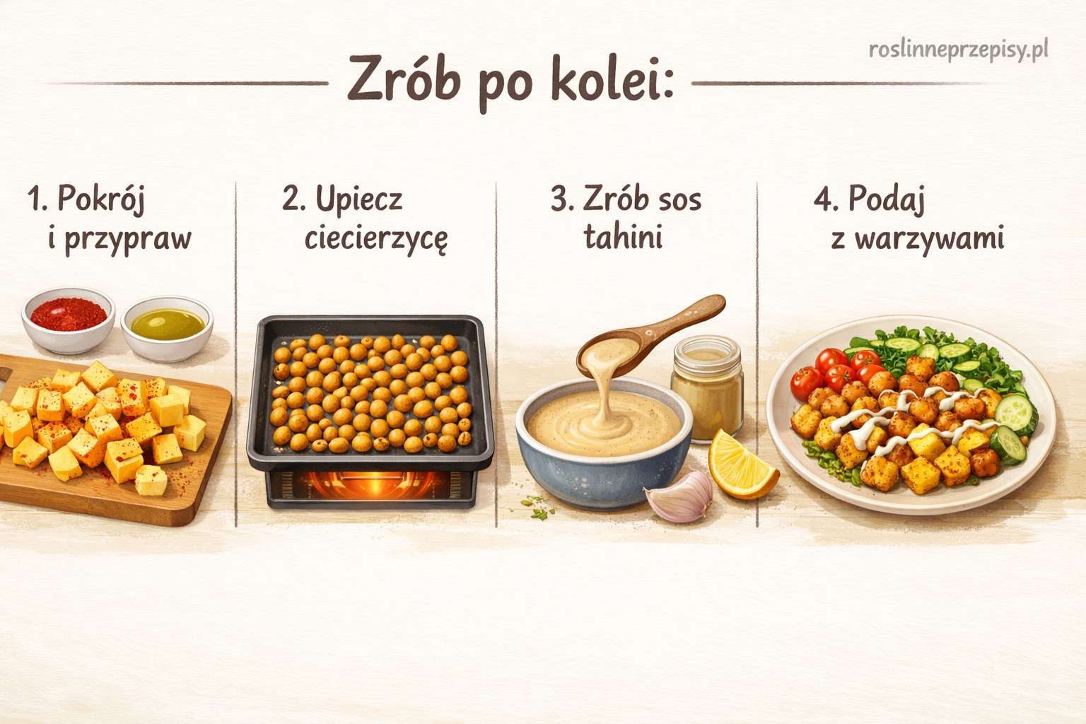 Pieczone ziemniaki z ciecierzycą i sosem tahini – sycący obiad bez mięsa — FAU_IMAGE2
