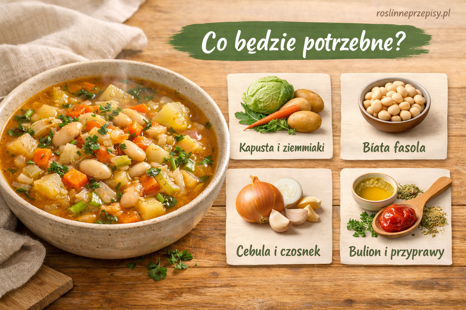 Zupa z fasolą, kapustą i ziemniakami – gęsta, domowa i rozgrzewająca — FAU_IMAGE1