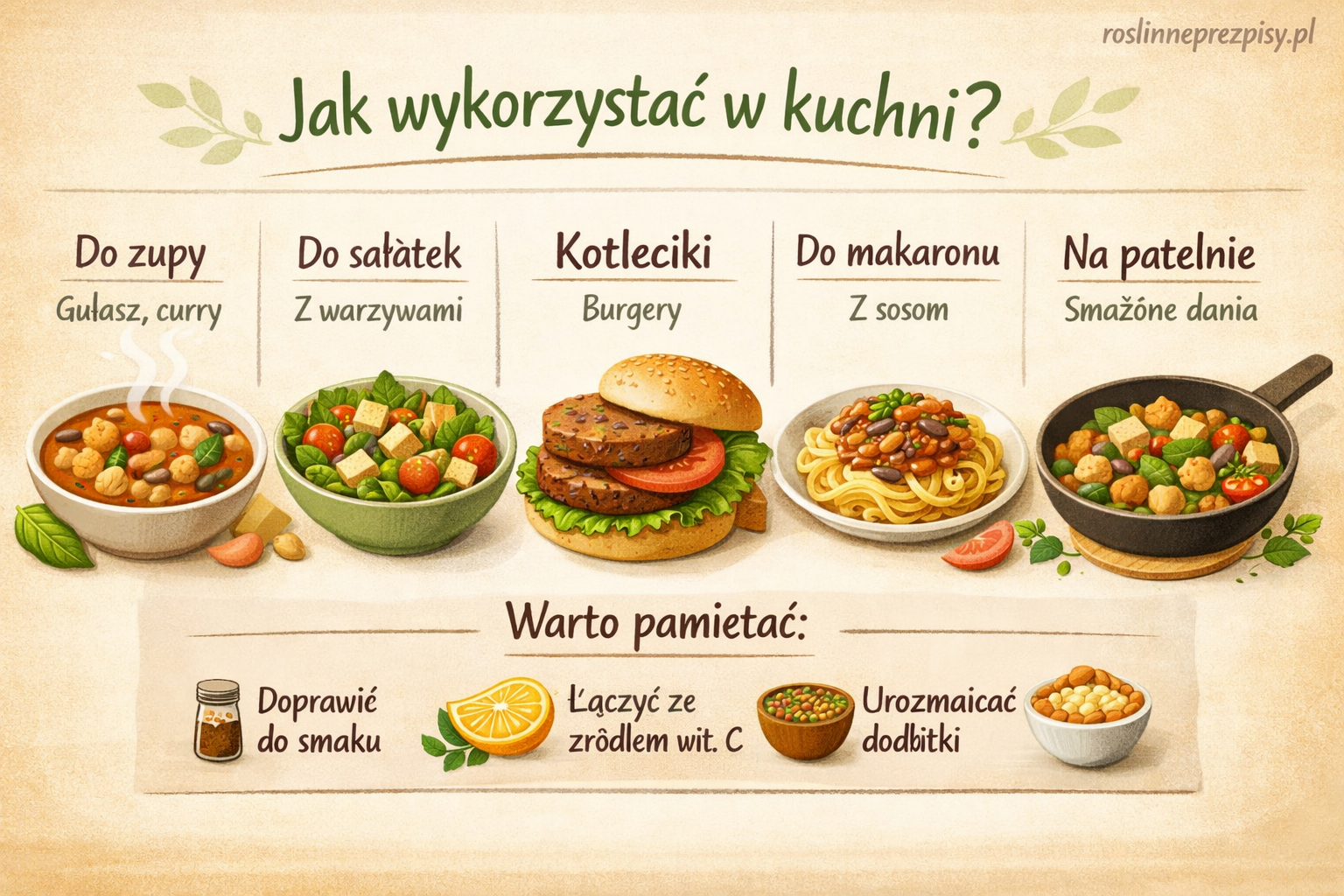 Najlepsze roślinne źródła białka i żelaza – ciecierzyca, soczewica, fasola, tofu i tempeh w diecie wegańskiej — FAU_IMAGE2