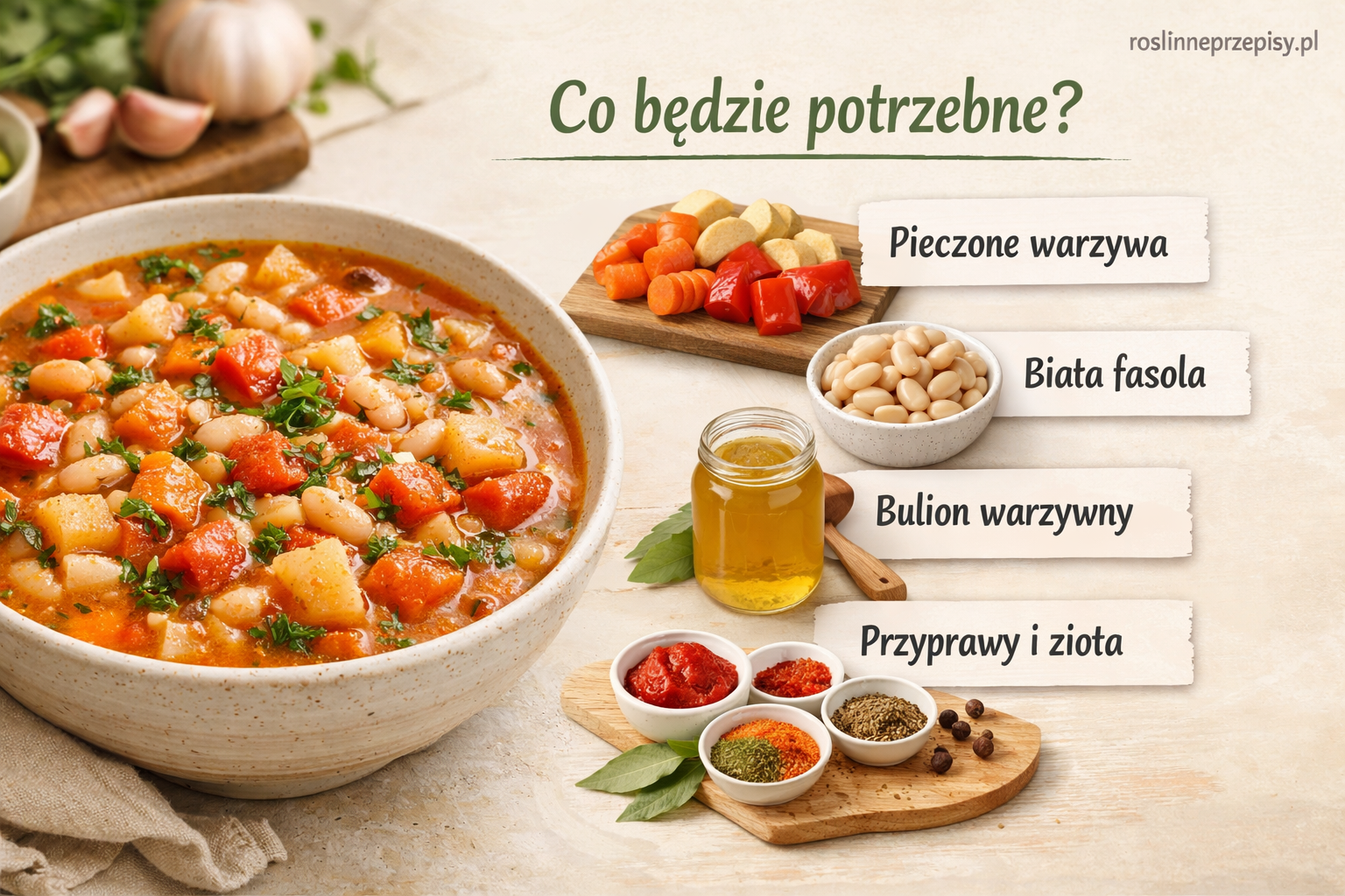 Zupa z pieczonych warzyw i białej fasoli – gęsta, domowa i rozgrzewająca — FAU_IMAGE1